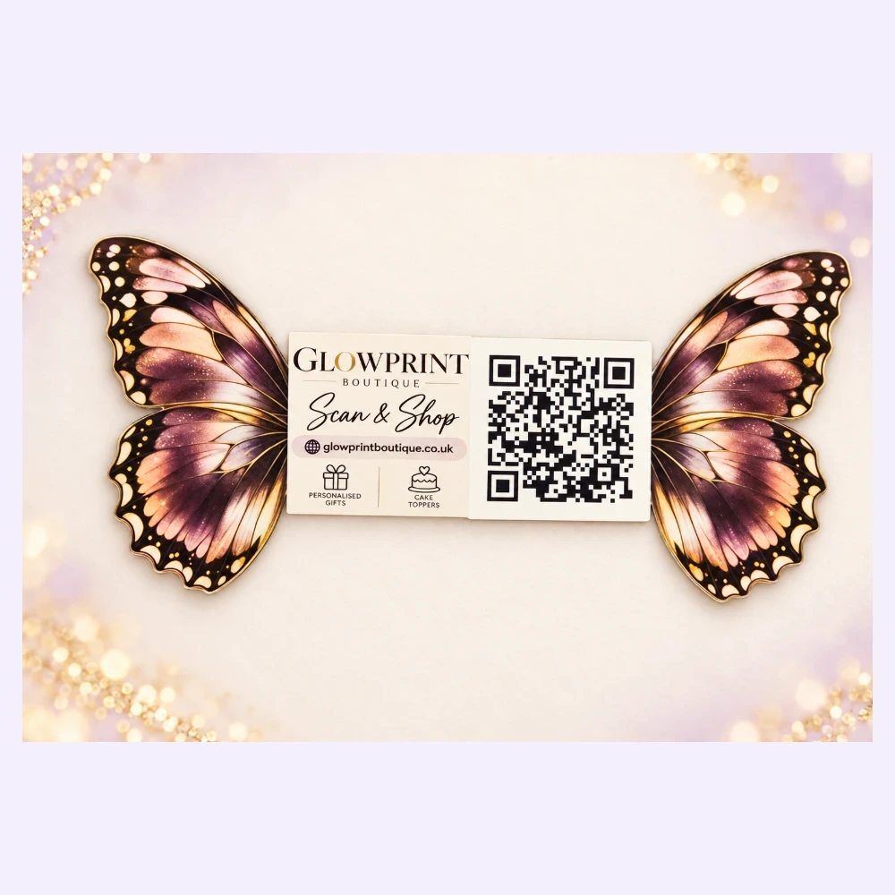 Personalised QR Code Promotional Butterflies